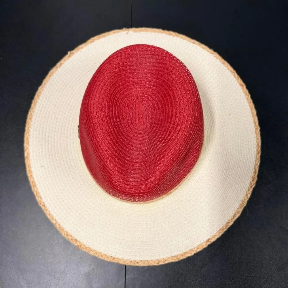 Unbranded Women's Red and Burgundy Hat